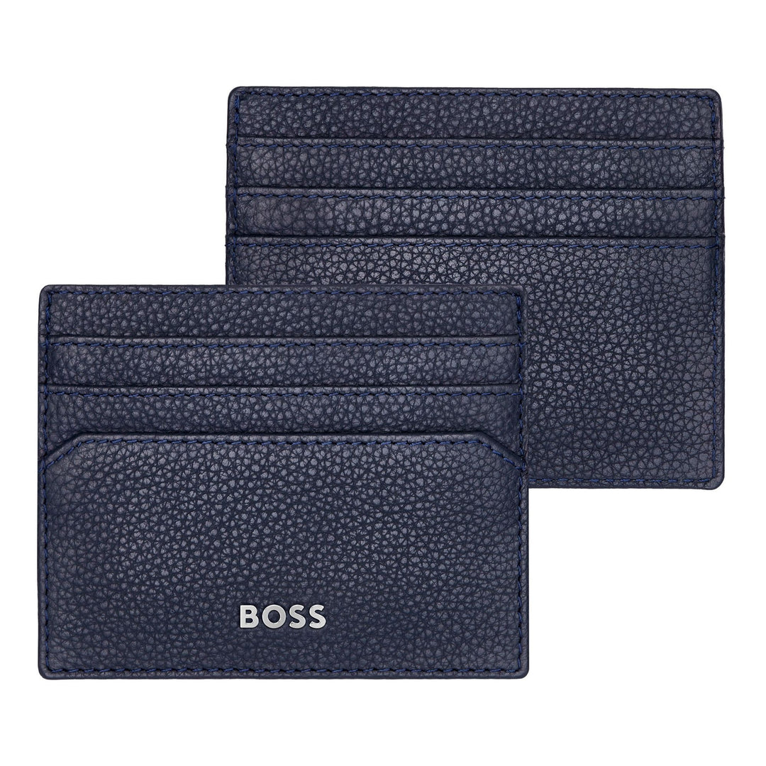Hugo Boss Classic Grained Navy Card Holder HLC416N