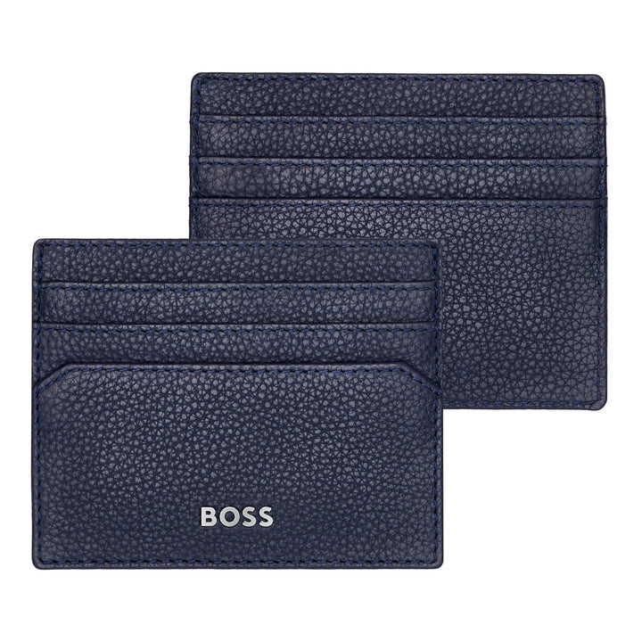 Hugo Boss Classic Grained Navy Card Holder HLC416N