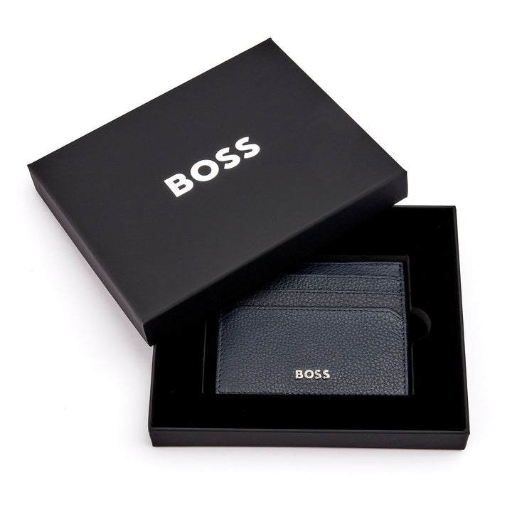 Hugo Boss Classic Grained Navy Card Holder HLC416N