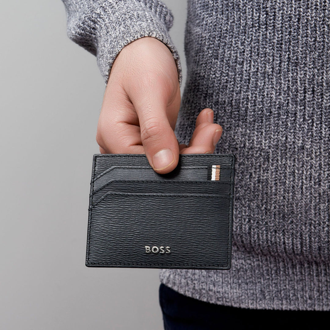 Hugo Boss Iconische Kaarthouder Zwart HLC421A