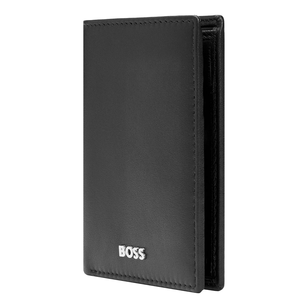 Hugo Boss Classic Smooth Folding Card Holder Black HLE403A
