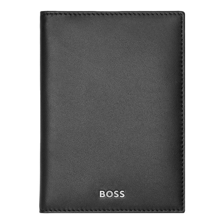 Hugo Boss Classic Smooth Folding Card Holder Black HLE403A