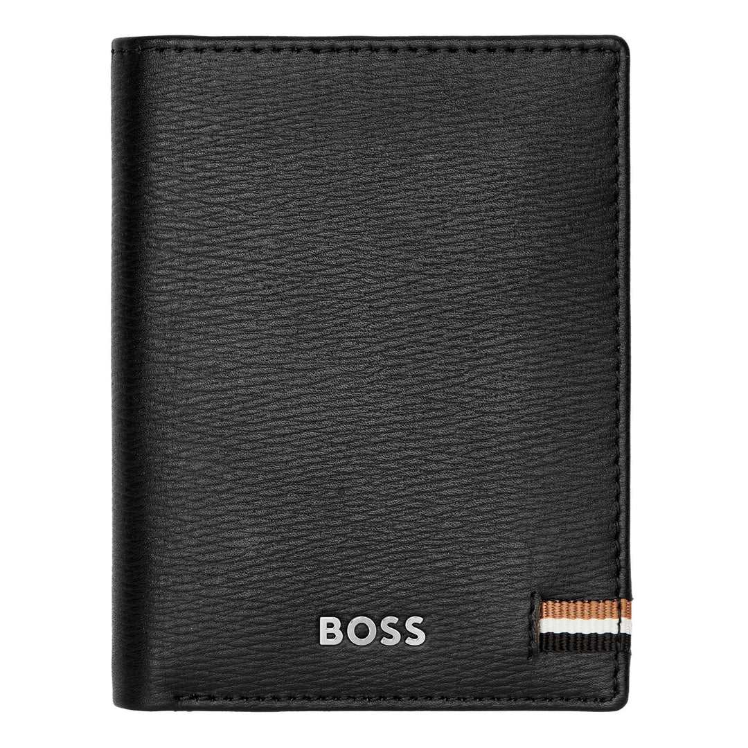 Hugo Boss Folding Card Holder Iconic Black HLE421A