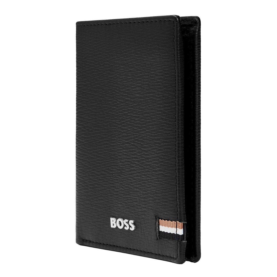 Hugo Boss Folding Card Holder Iconic Black HLE421A