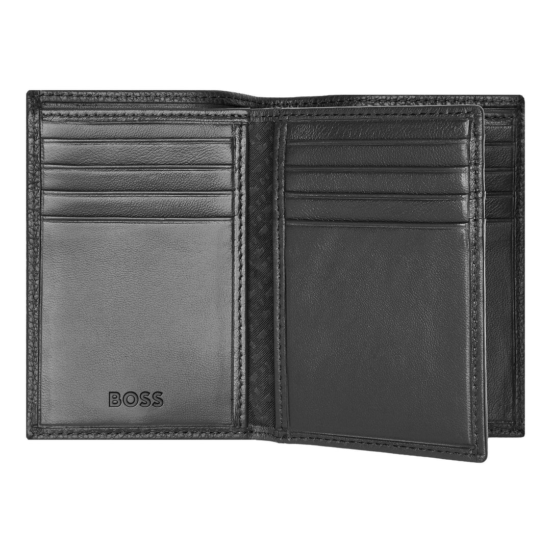 Hugo Boss Trifold Kartenhalter Classic Granulated Black HLF416A