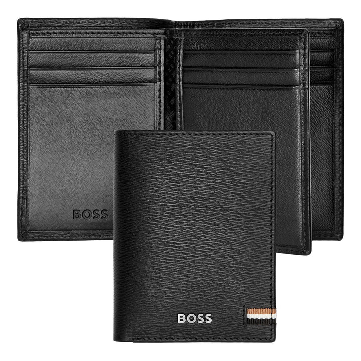 Hugo Boss Iconic Trifold Card Holder Black HLF421A