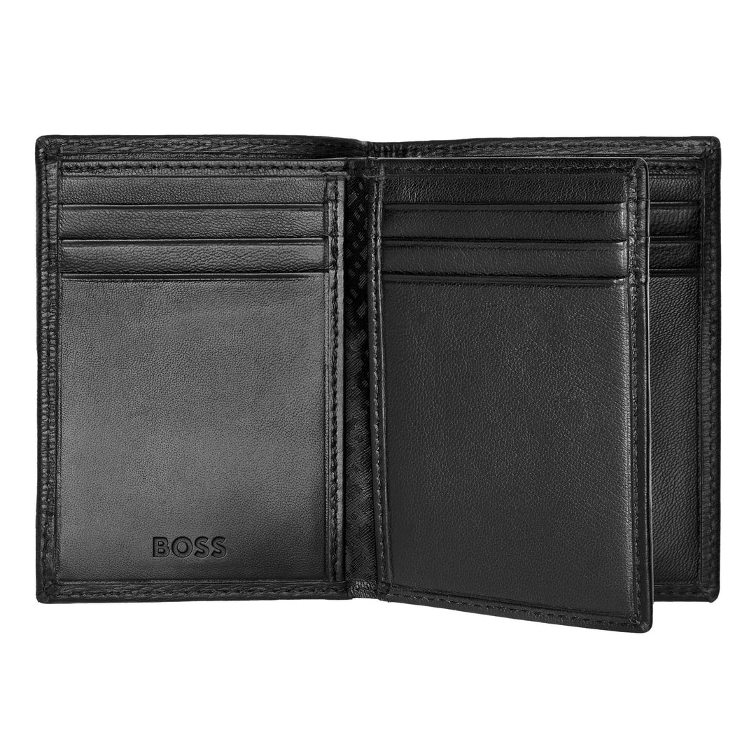 Hugo Boss Iconic Trifold Card Holder Black HLF421A