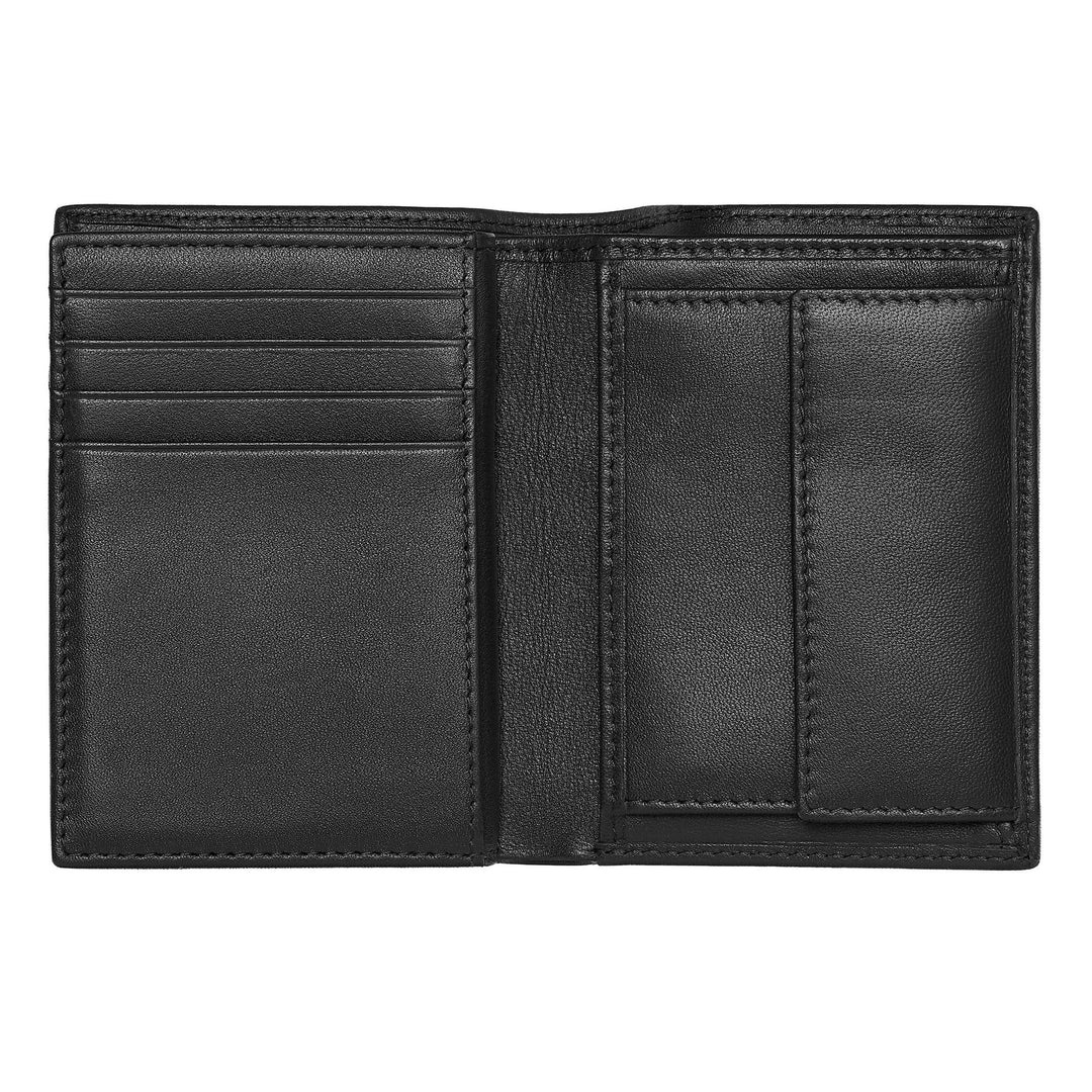 Hugo Boss Kartenhalter mit Klappe und Geldfach Classic Smooth Black HLG403A