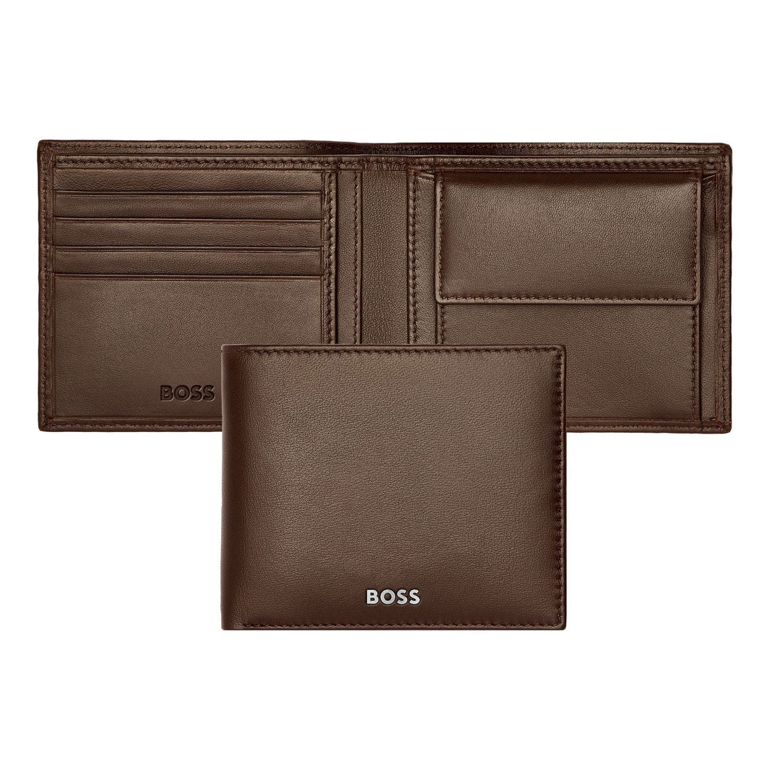 Hugo Boss Coin purse Classic Smooth Brown HLM403Y