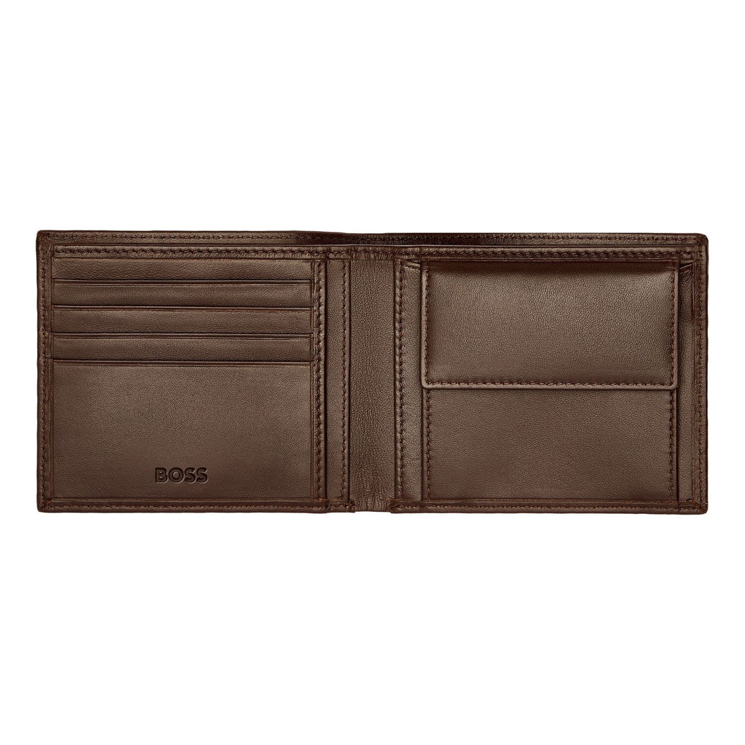 Hugo Boss Coin purse Classic Smooth Brown HLM403Y