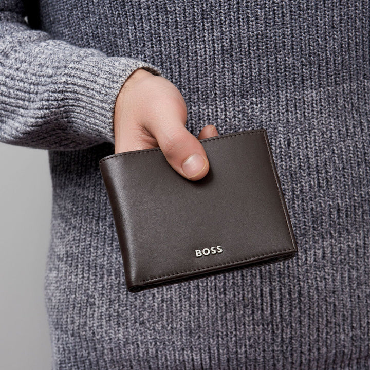 Hugo Boss Coin purse Classic Smooth Brown HLM403Y