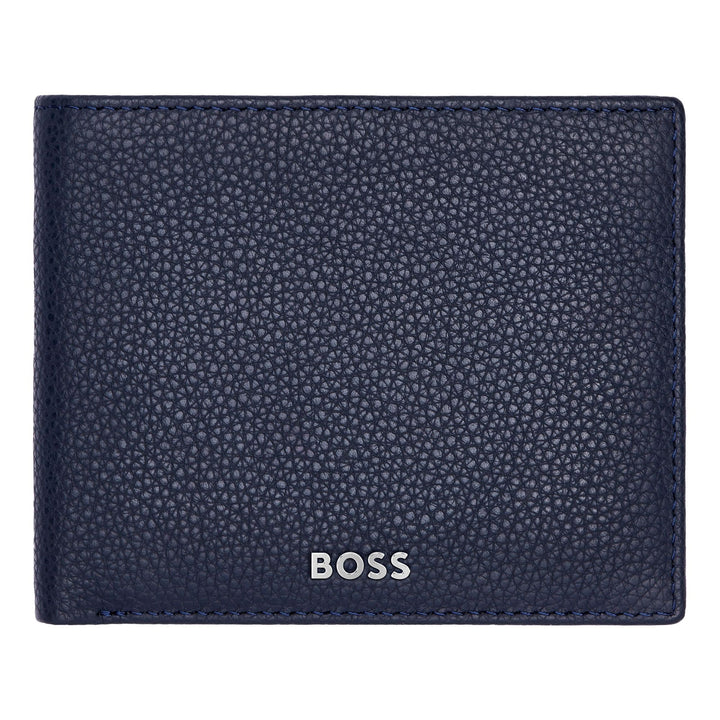 Hugo Boss Classic Grained Navy geldportemonnee HLM416N
