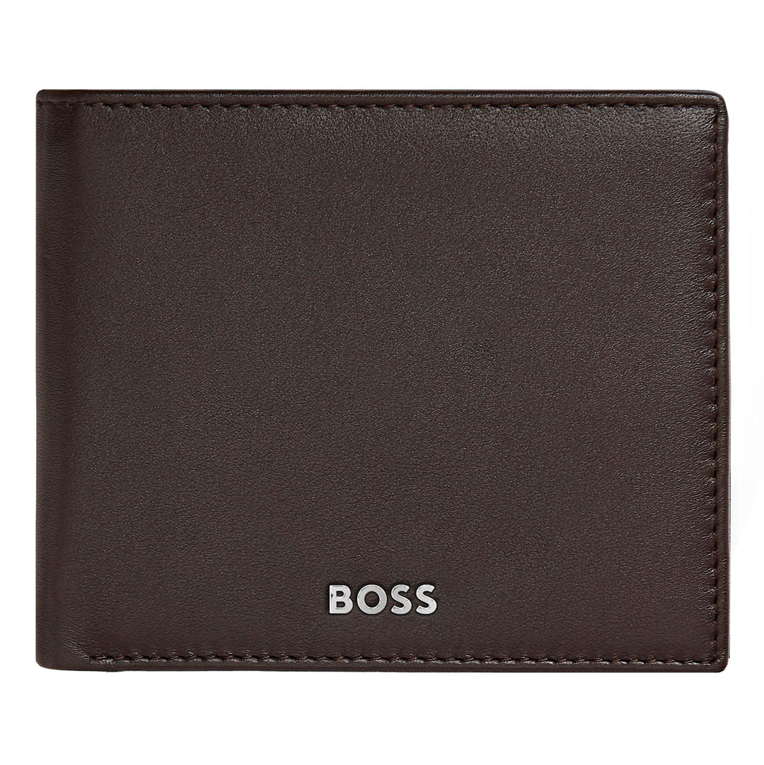Hugo Boss Geldportemonnee met klep Classic Smooth Brown HLN403Y