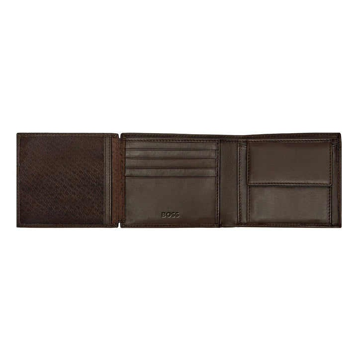 Hugo Boss Geldportemonnee met klep Classic Smooth Brown HLN403Y