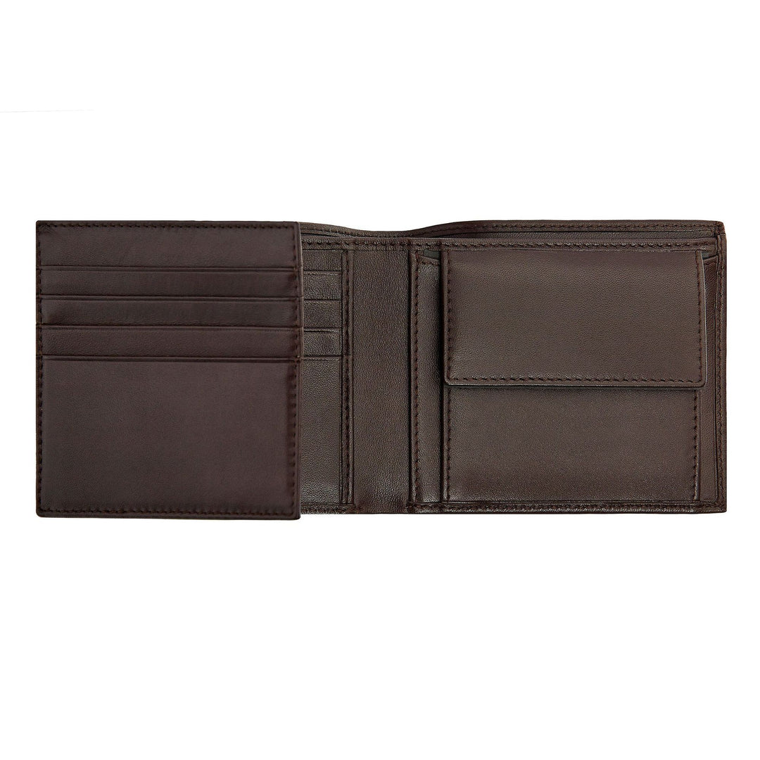 Hugo Boss Geldportemonnee met klep Classic Smooth Brown HLN403Y