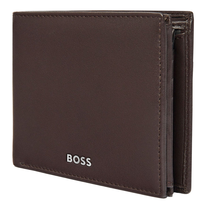 Hugo Boss Geldportemonnee met klep Classic Smooth Brown HLN403Y