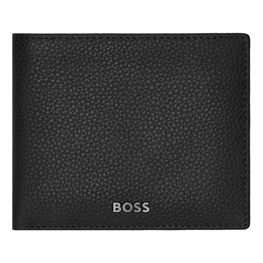 Hugo Boss Classic Grained Black Flap Money Wallet HLN416A