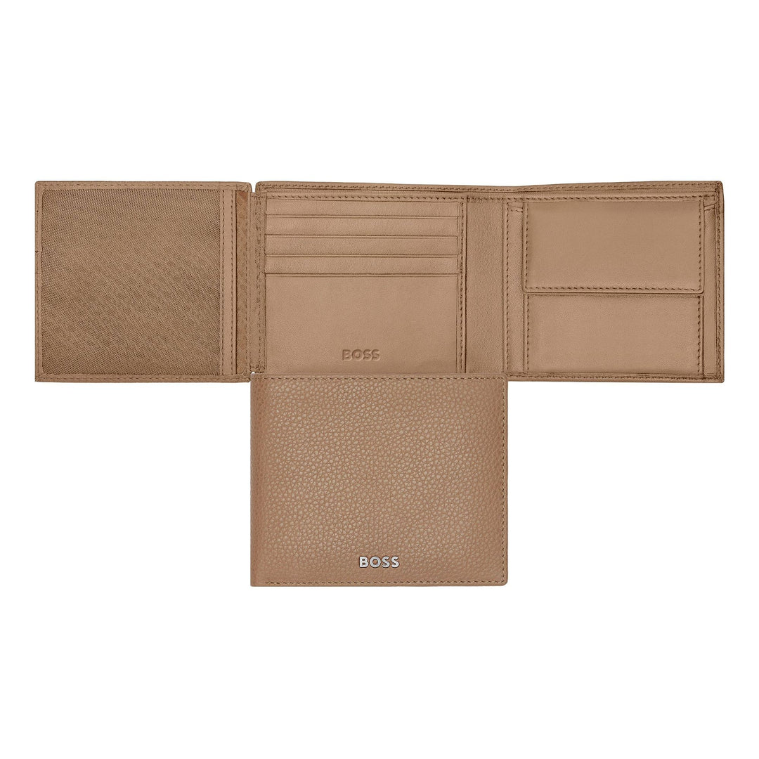 Hugo Boss Flap Wallet Classic genarbt Kamel HLN416X