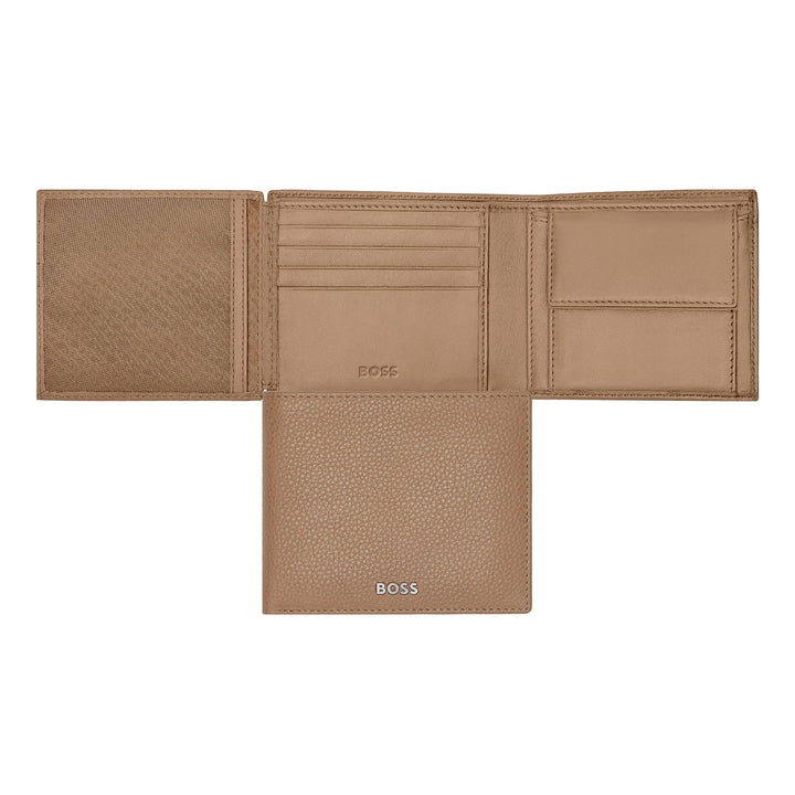 Hugo Boss Flap Wallet Classic genarbt Kamel HLN416X