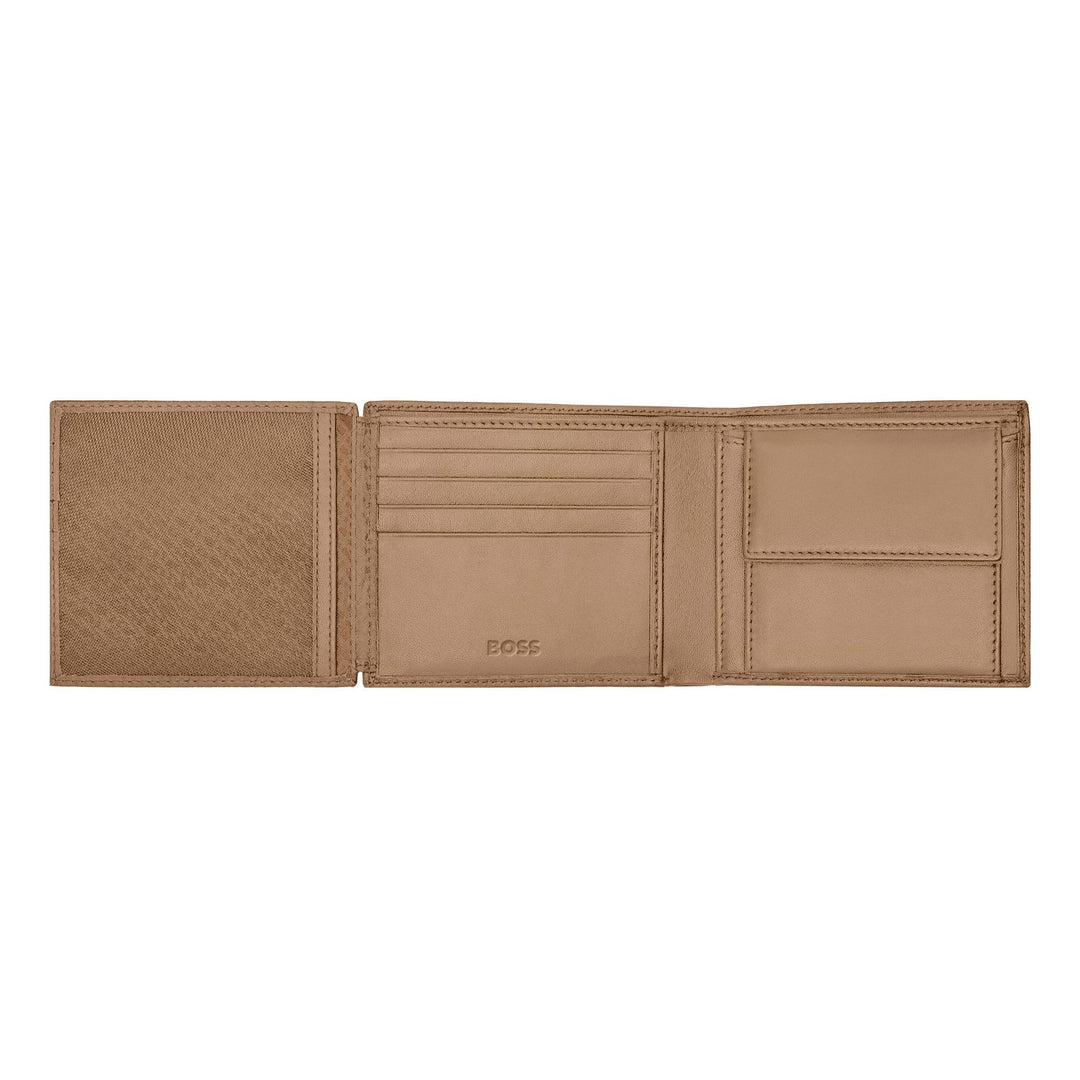 Hugo Boss Flap Wallet Classic genarbt Kamel HLN416X