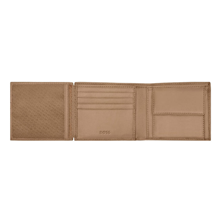 Hugo Boss Flap Wallet Classic genarbt Kamel HLN416X