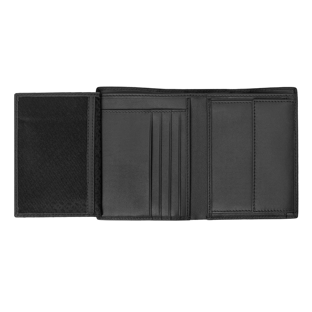 Hugo Boss Geldbrieftasche mit vertikaler Klappe Classic Granulated Black HLO416A