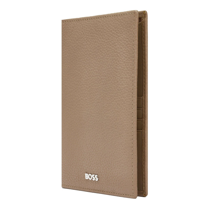 Hugo Boss Classic Reisepasshülle Granat Kamel HLP416X