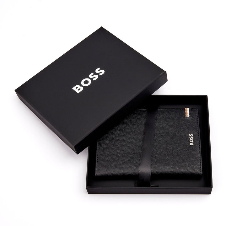 Hugo Boss Passport Holder Iconic Black HLP421A