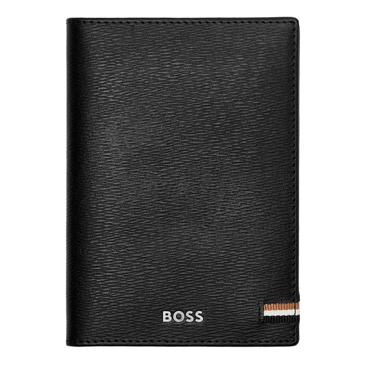 Hugo Boss Passport Holder Iconic Black HLP421A