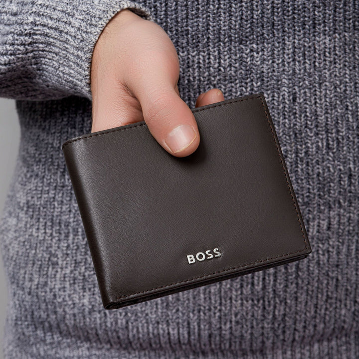 Hugo Boss Classic Smooth Brown Wallet HLW403Y