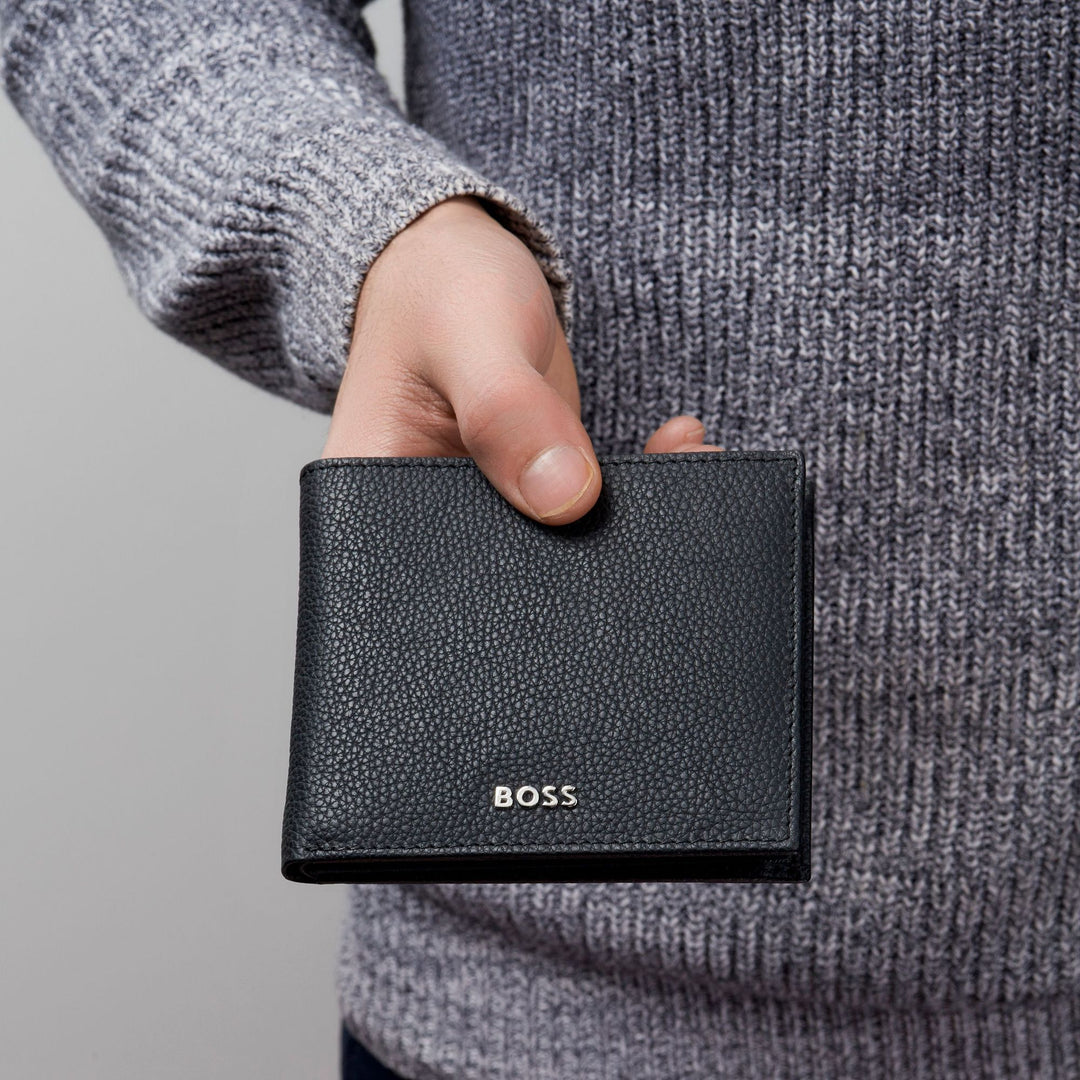 Hugo Boss Classic Black Granulated Wallet HLW416A