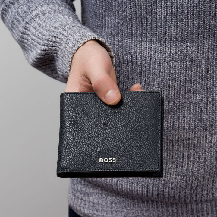 Hugo Boss Classic Black Granulated Wallet HLW416A