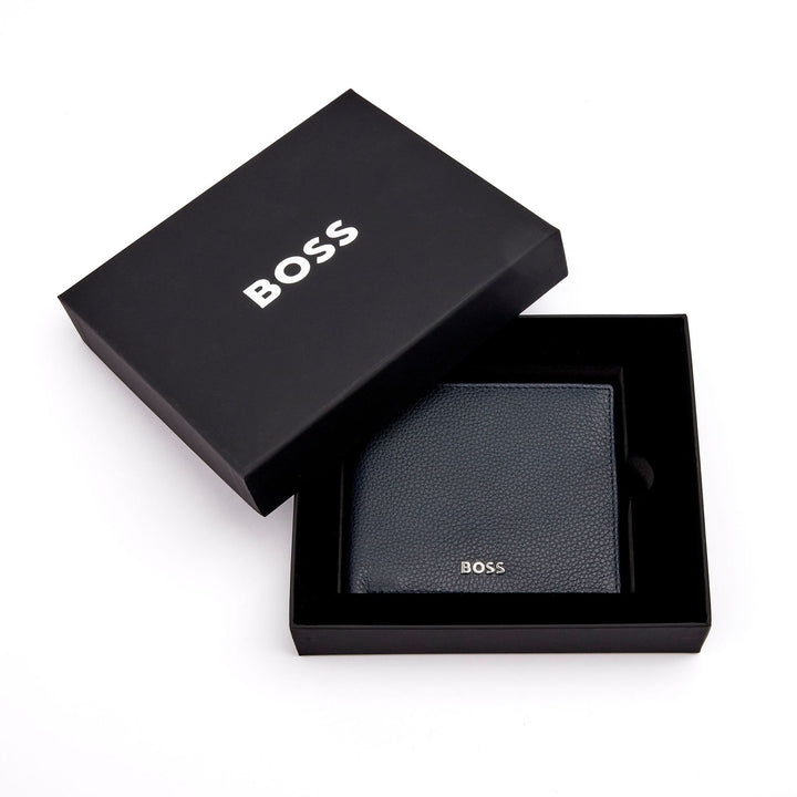 Hugo Boss Classic Granulated Wallet Navy Blue HLW416N