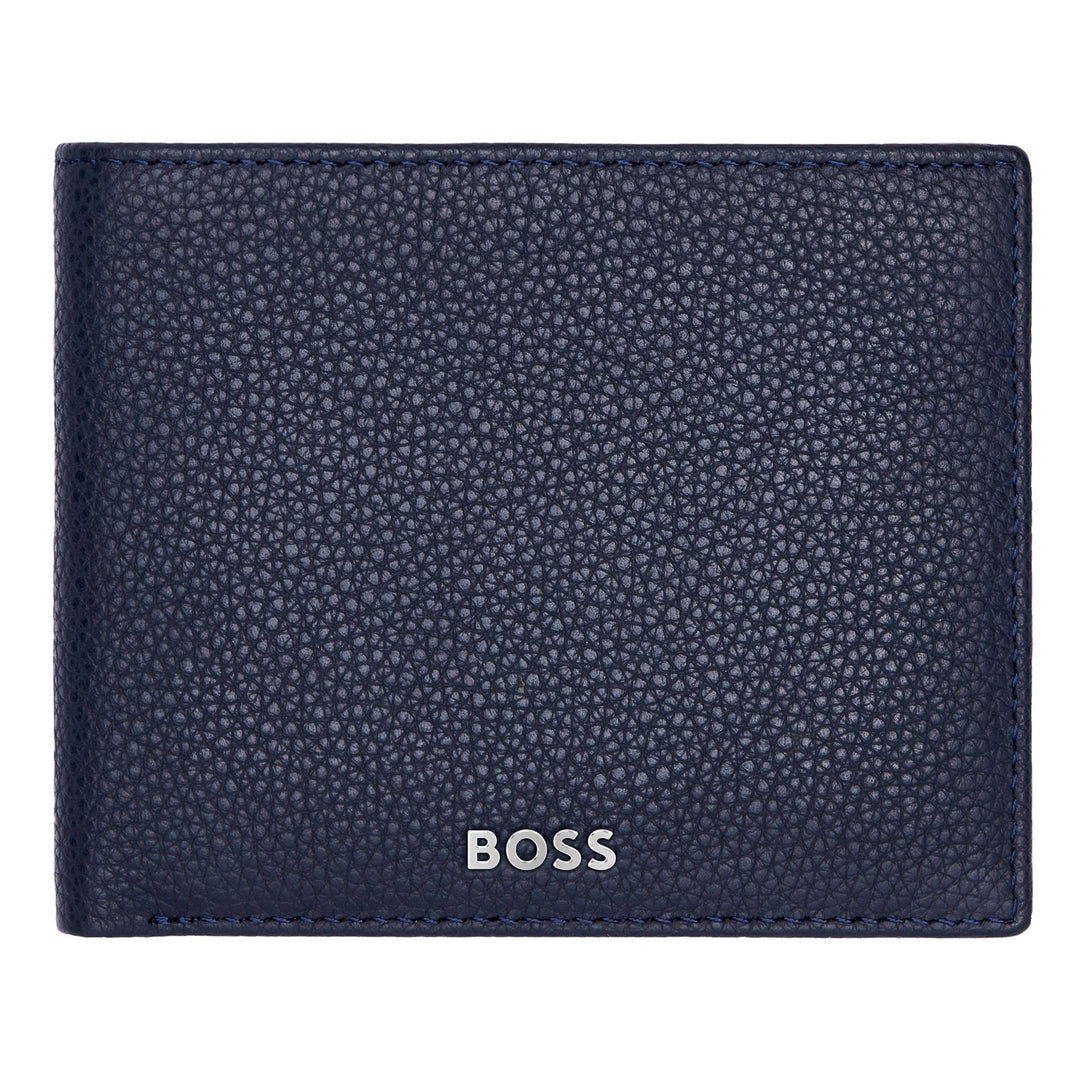 Hugo Boss Classic Granulated Wallet Navy Blue HLW416N