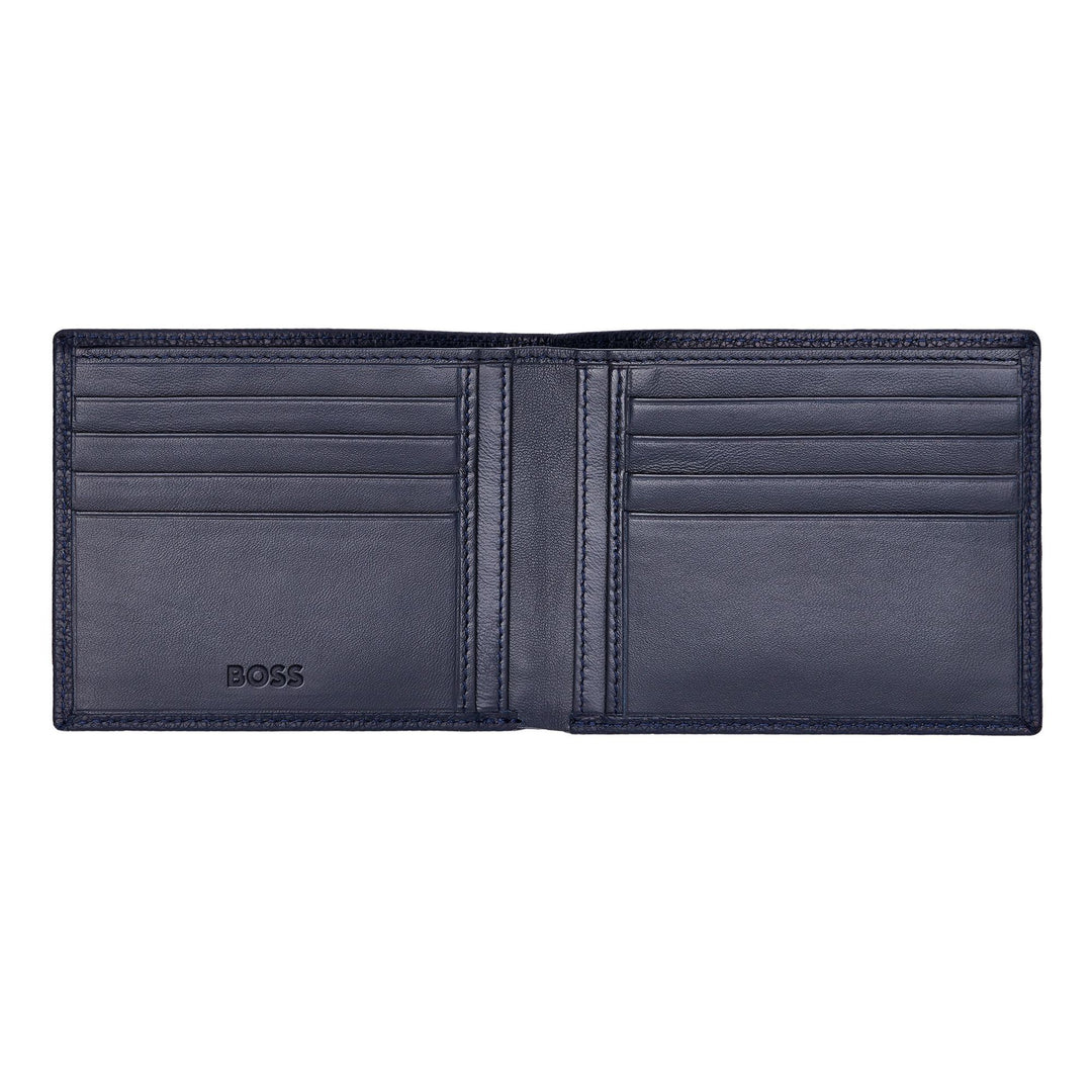 Hugo Boss Classic Granulated Wallet Navy Blue HLW416N