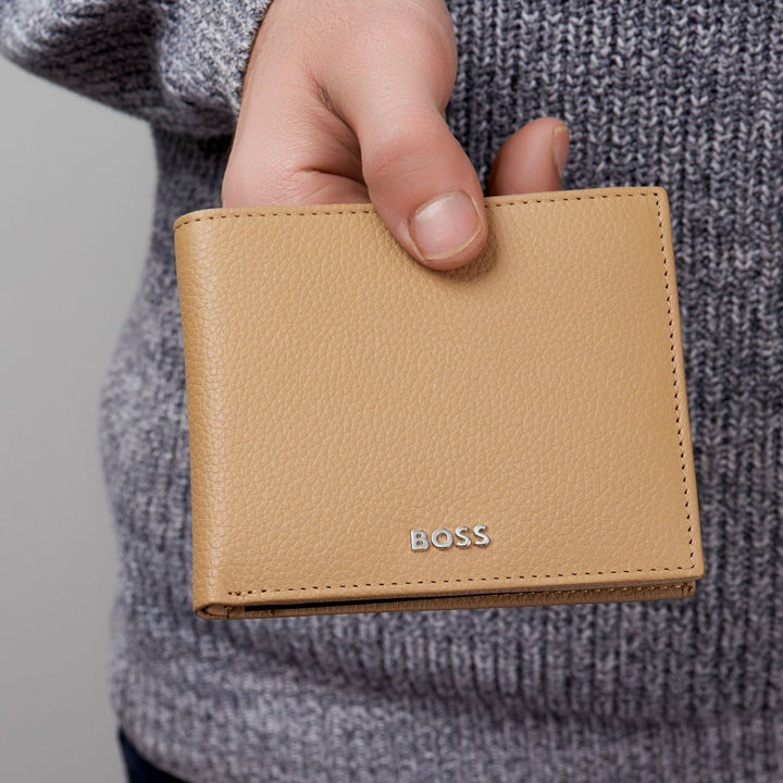 Hugo Boss Classic Granulated Wallet Camel HLW416X
