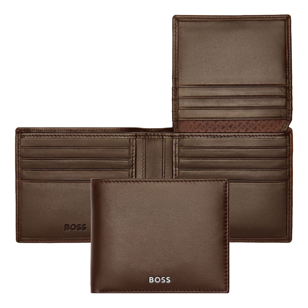Hugo Boss Flap Wallet Classic Smooth Brown HLY403Y