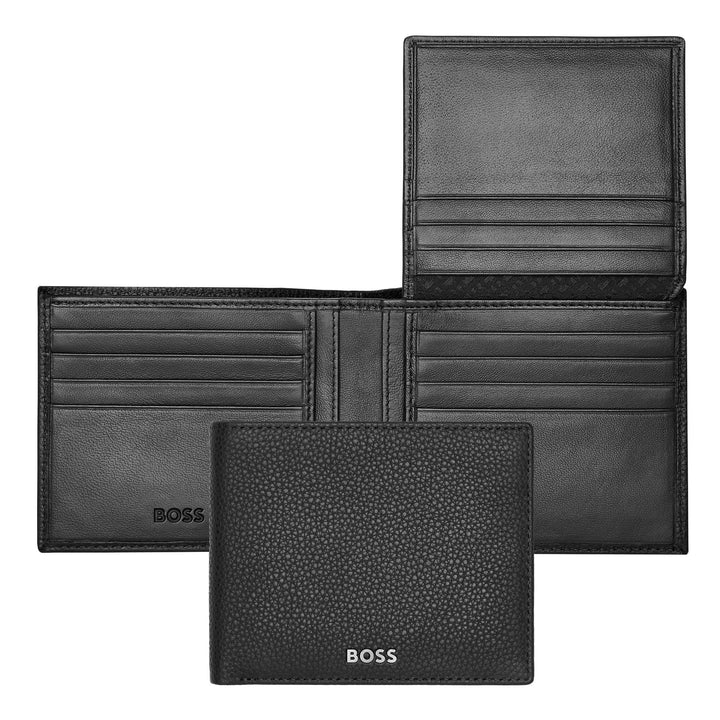 Hugo Boss Classic Flap Wallet Granulaat Zwart HLY416A