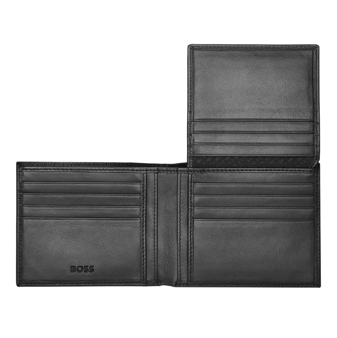 Hugo Boss Classic Flap Wallet Granulaat Zwart HLY416A