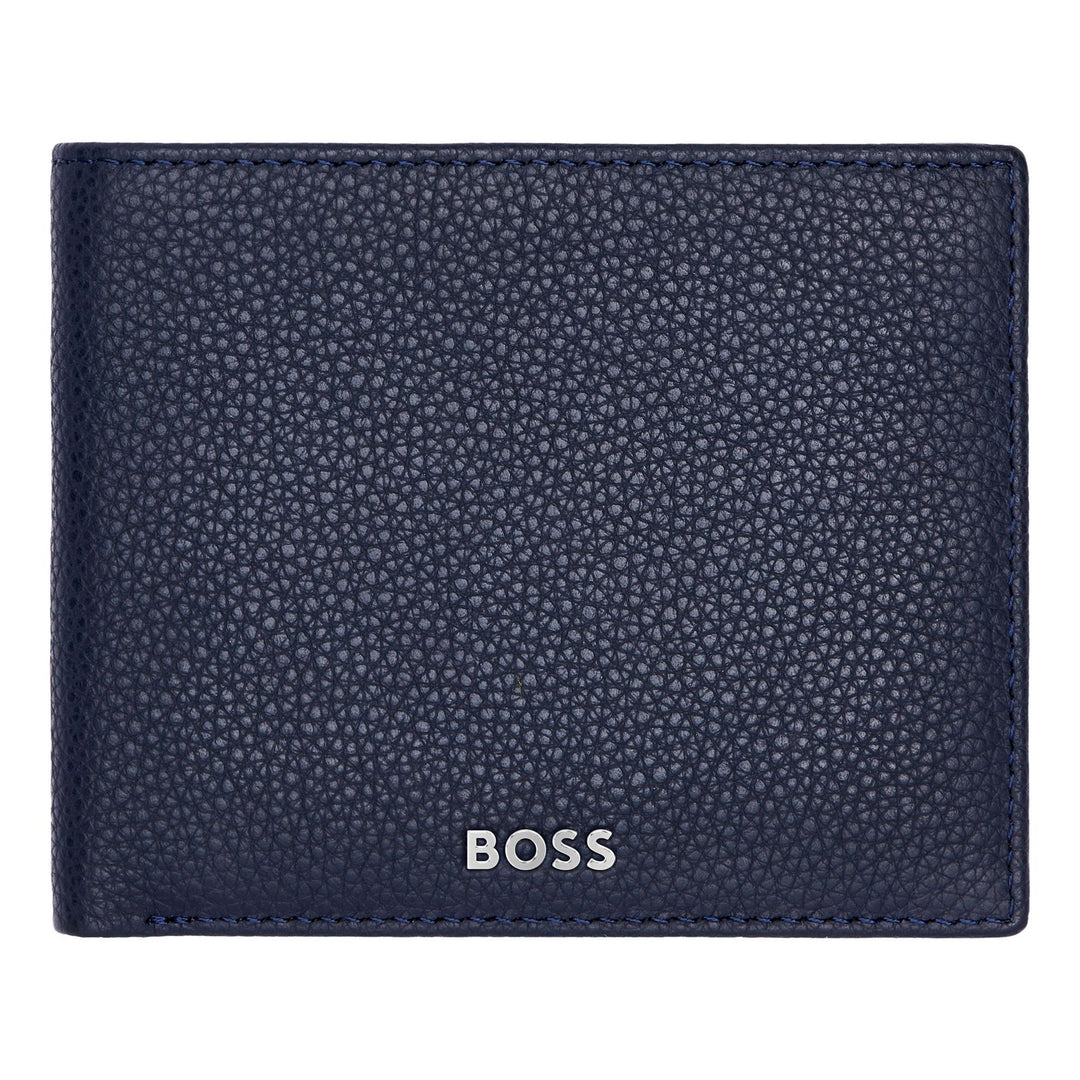 Hugo Boss Classic Flap Wallet Grained Navy HLY416N