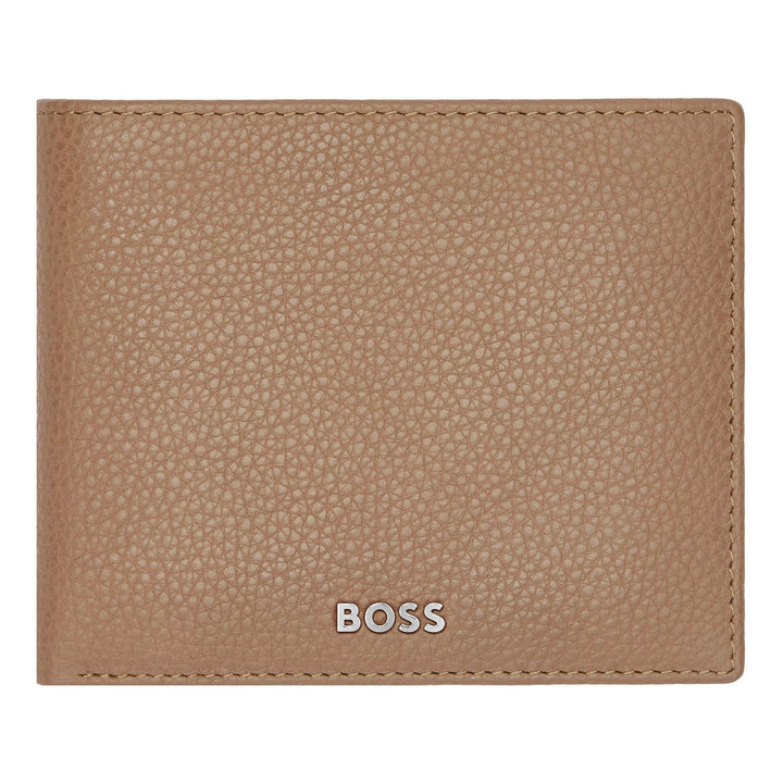 Hugo Boss Classic Flap Wallet Granulaat Camel HLY416X
