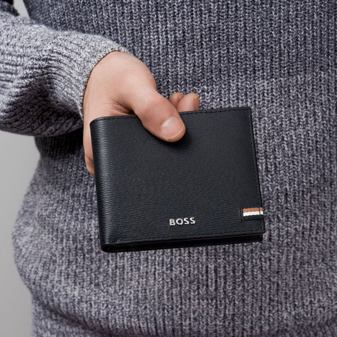 Hugo Boss Flap Wallet Iconic Black HLY421A