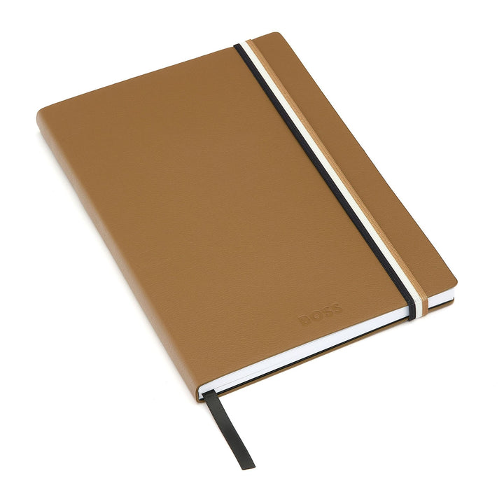 Hugo Boss A5 Iconic Camel lined notebook HNH321XL