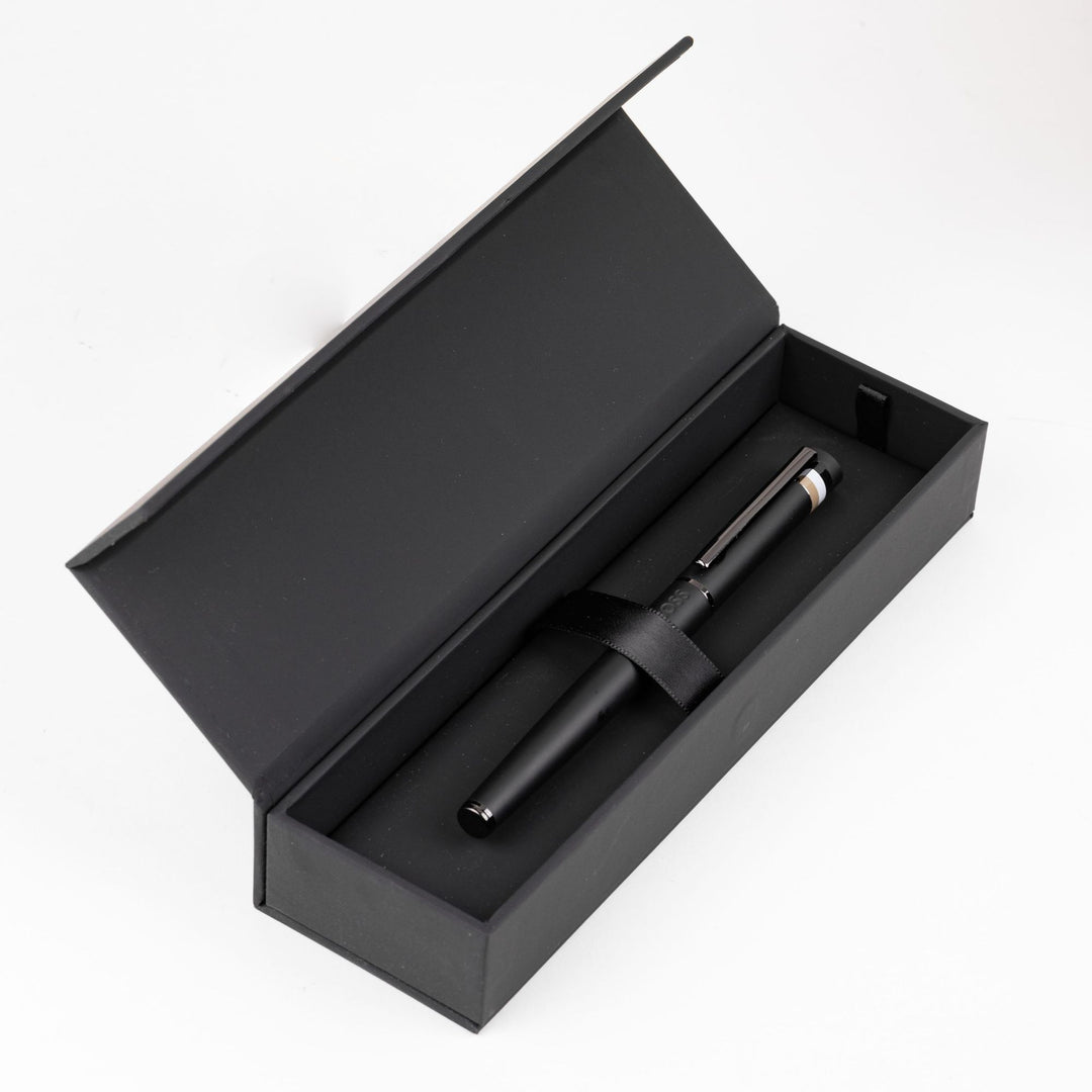 Hugo Boss Balpen Loop Zwart Iconisch HSG3525A