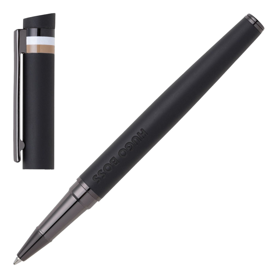 Hugo Boss Balpen Loop Zwart Iconisch HSG3525A