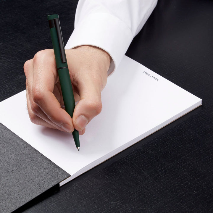 Hugo Boss Loop ballpoint pen Matt Green HSG4634T