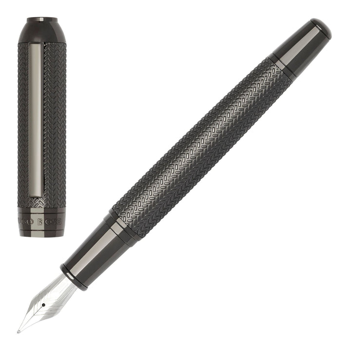 Hugo Boss Elemental Gun fountain pen HSI4652D
