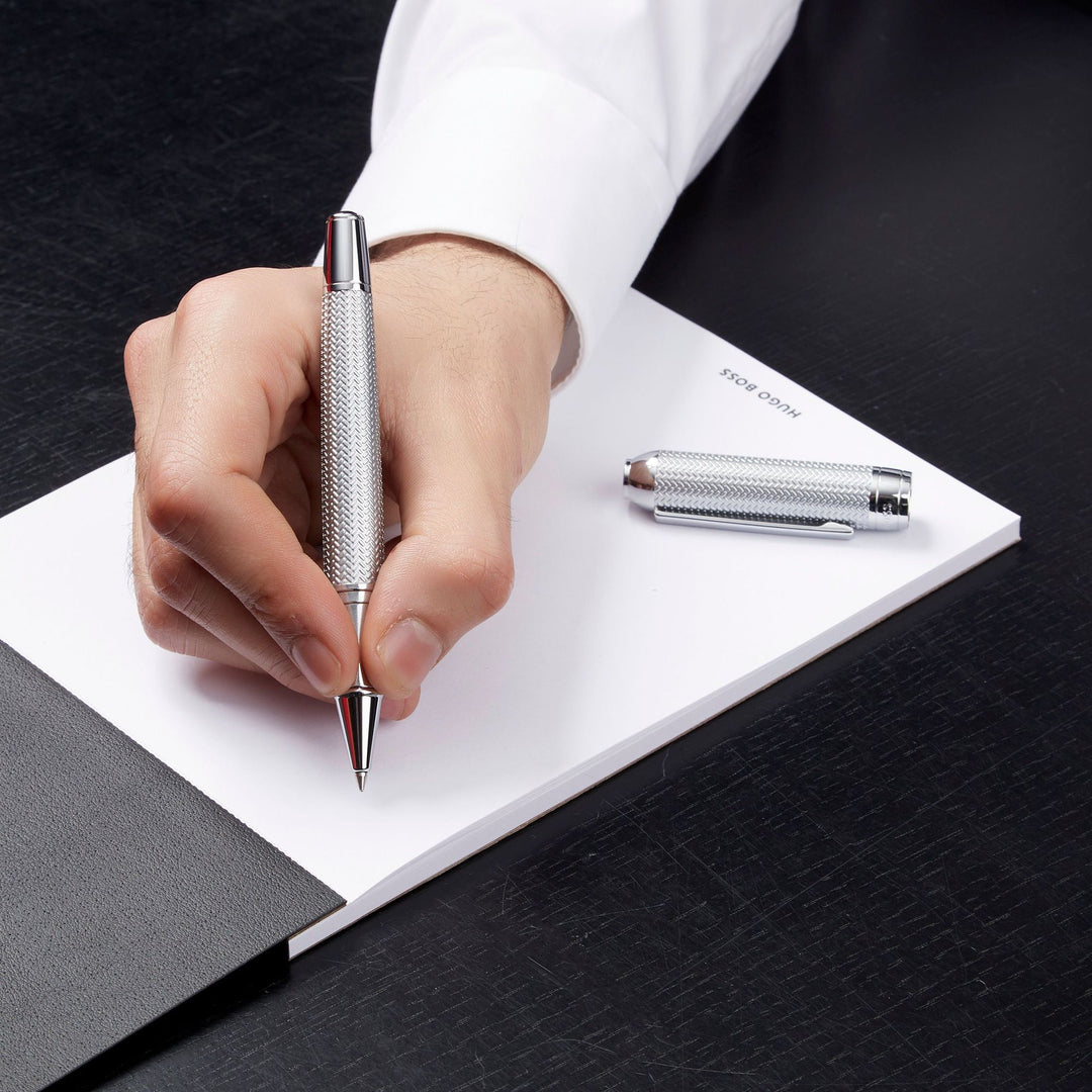 Hugo Boss Elemental Silver rollerbalpen HSI4655C