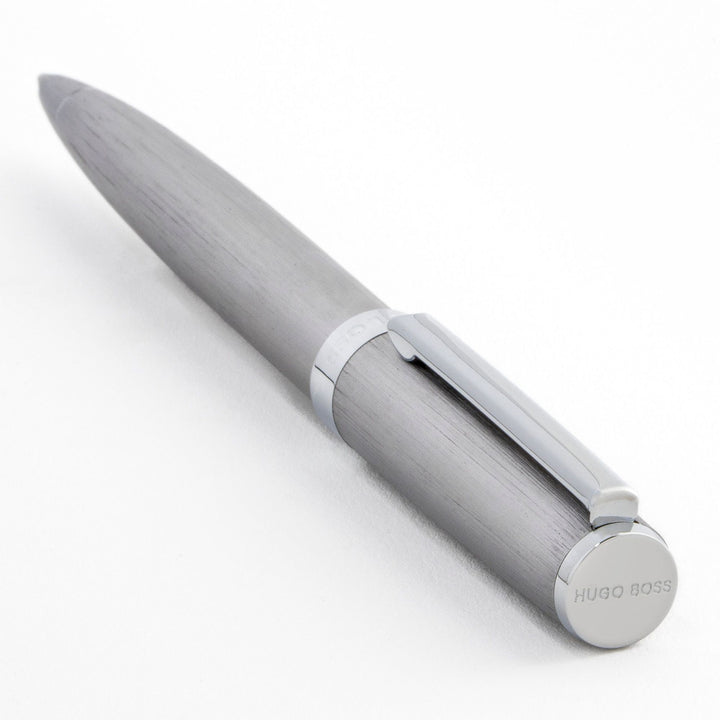 Hugo Boss Balpen Gear Geborsteld Chroom HSK4414B