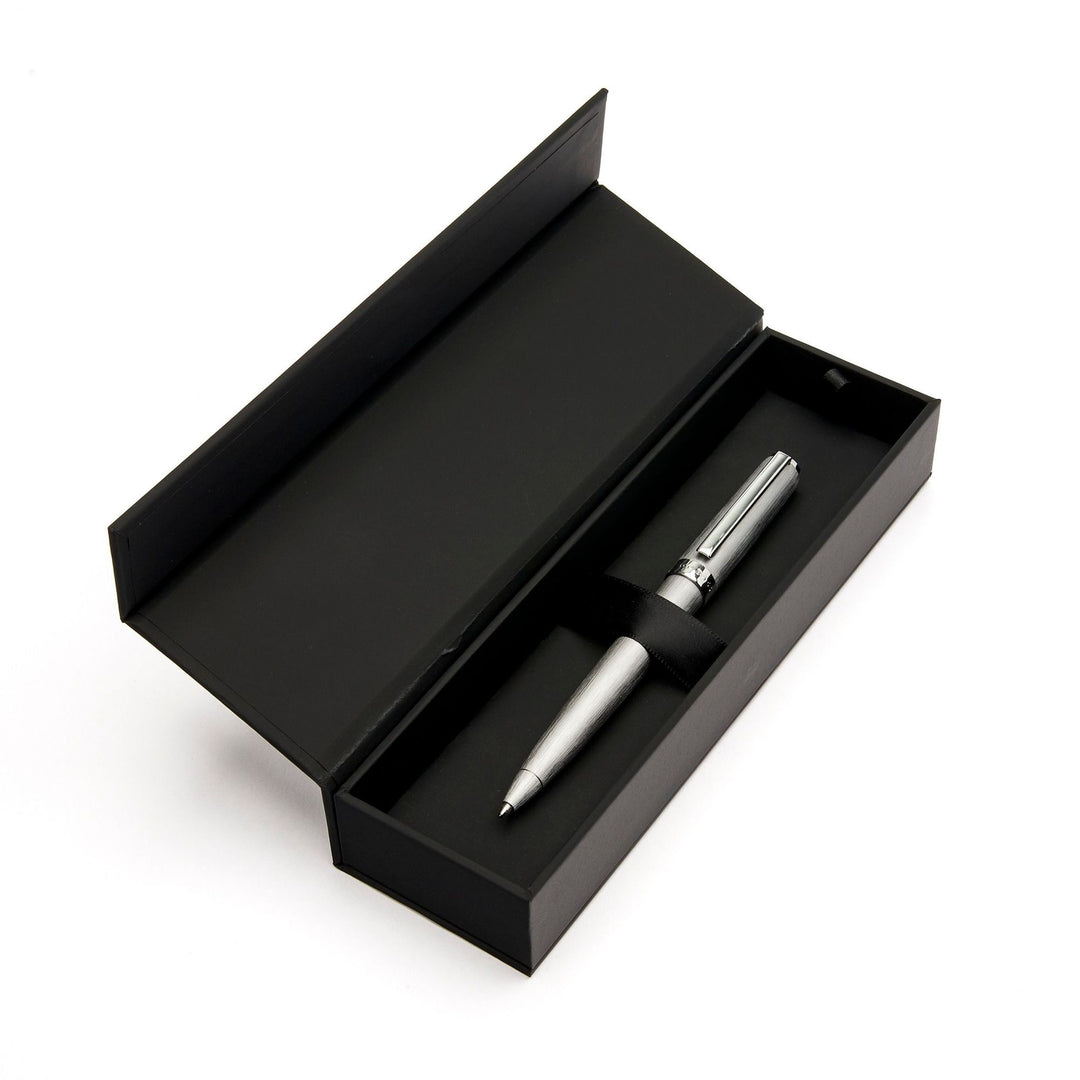 Hugo Boss Balpen Gear Geborsteld Chroom HSK4414B